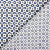 Popeline Fleur Kubo Bleu - Ribes y Casals