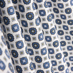 Popeline Fleur Kubo Bleu - Ribes y Casals