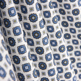 Popeline Fleur Kubo Bleu - Ribes y Casals