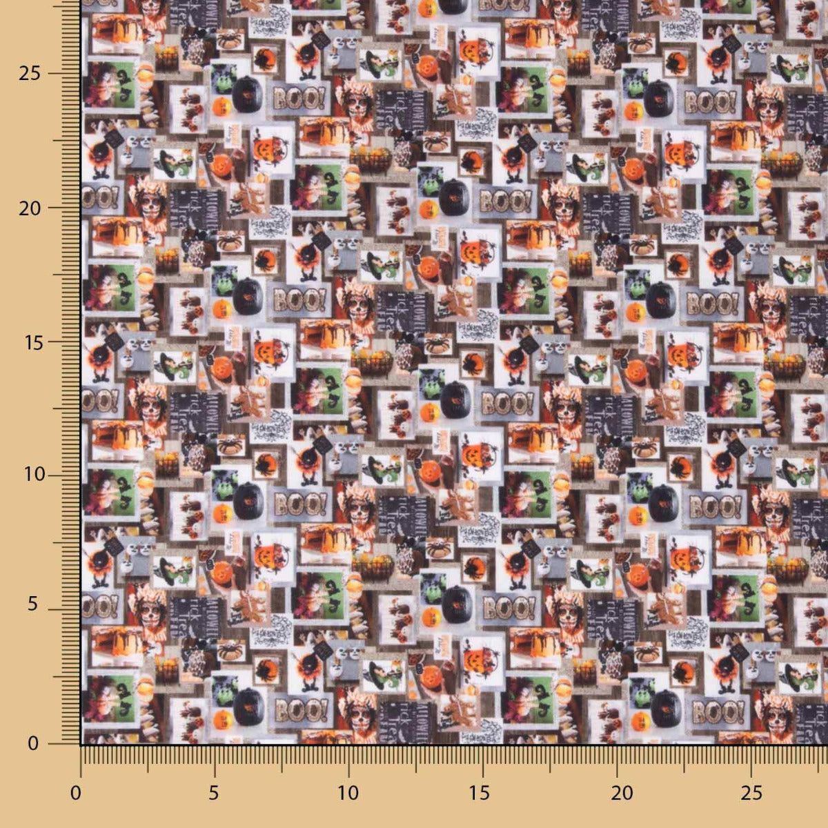 Popeline de coton Haloween Mini - Ribes y Casals