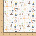 Popeline Coton Potier Magique Blanc - Ribes y Casals