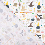 Popeline Coton Potier Magique Blanc - Ribes y Casals