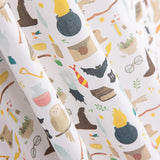 Popeline Coton Potier Magique Blanc - Ribes y Casals