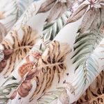 Popeline Coton Alligator Fleurs Africaines - Ribes y Casals