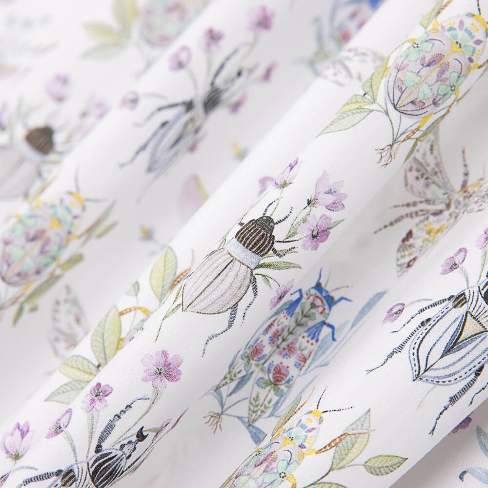 Popeline Coton Insectes - Ribes y Casals