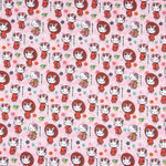 Popeline sous licence Hello Kitty fuchsia - Ribes y Casals