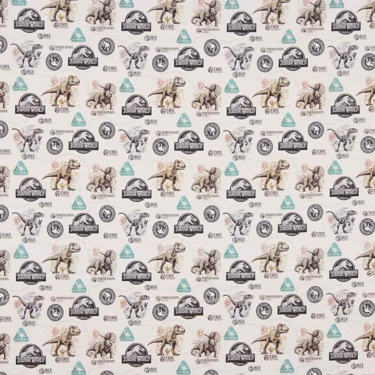 Popeline sous licence Jurassik World - Ribes y Casals