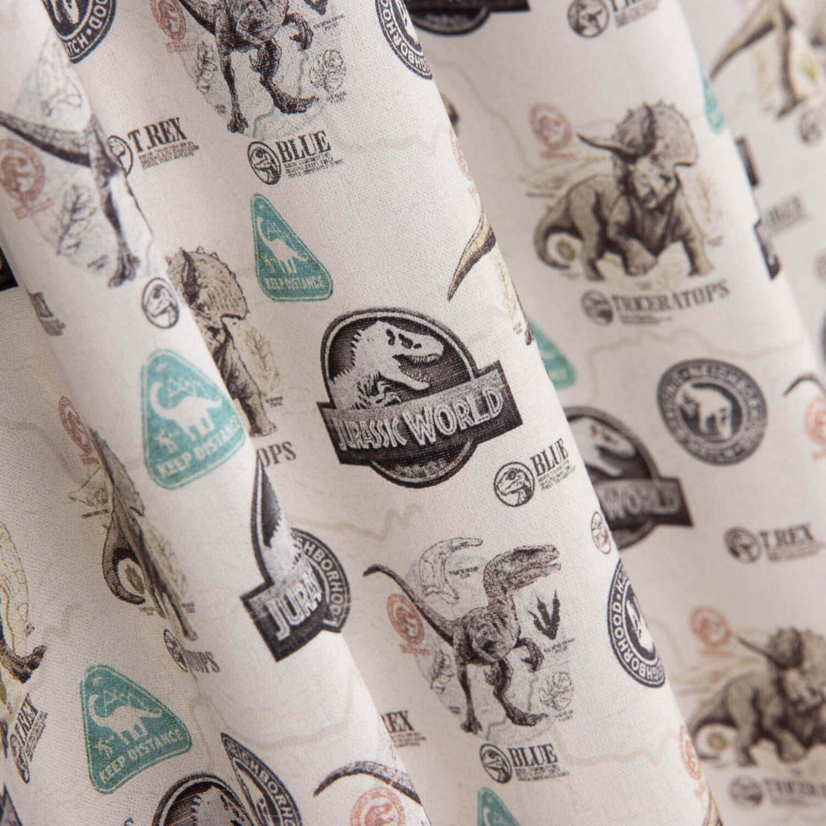 Popeline sous licence Jurassik World - Ribes y Casals