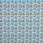 Popeline Coton Super Mario Bleu - Ribes y Casals