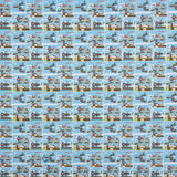 Popeline Coton Super Mario Bleu - Ribes y Casals