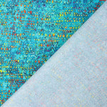 Patchwork Batik Pointillé Turquoise Américain - Ribes y Casals
