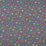 Popeline de Noël – Cadeaux sur fond bleu - Ribes y Casals