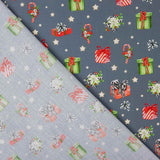 Popeline de Noël – Cadeaux sur fond bleu - Ribes y Casals