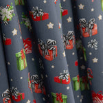 Popeline de Noël – Cadeaux sur fond bleu - Ribes y Casals