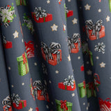 Popeline de Noël – Cadeaux sur fond bleu - Ribes y Casals