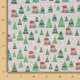 Popeline de Noël Cagatió Verte - Ribes y Casals