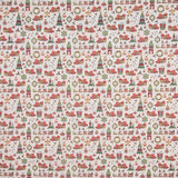 Popeline de Noël Dessins Gris - Ribes y Casals