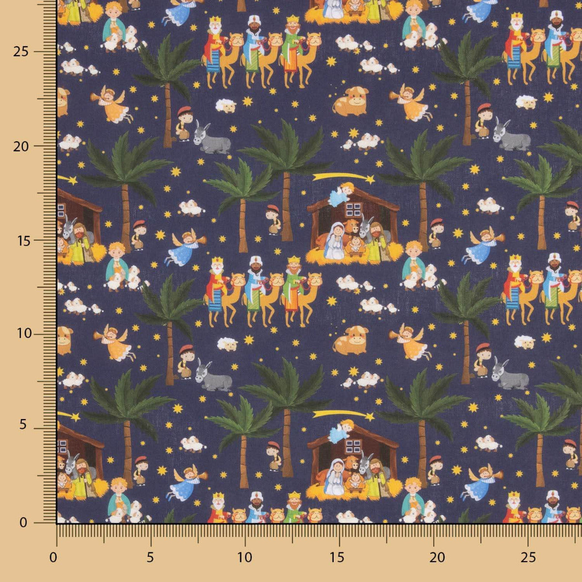 Popeline de Noël Nuit des Rois Mages - Ribes y Casals