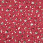 Popeline de Noël – Lanternes sur fond rouge - Ribes y Casals