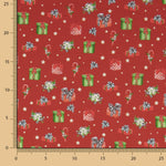 Popeline Cadeaux de Noël Rouge - Ribes y Casals