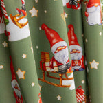 Popeline de Noël – Gnomes sur fond vert - Ribes y Casals