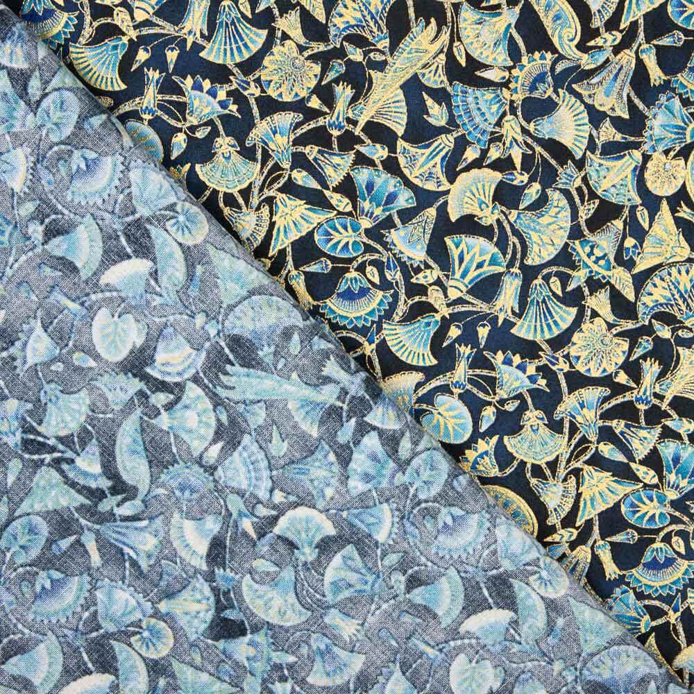 Patchwork Américain Évantail Or Laqué - Ribes y Casals