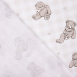 Popeline Coton Teddy Bear Taupe - Ribes y Casals