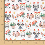 Popeline Chiens de Noël - Ribes y Casals