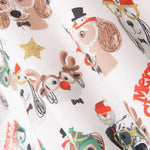 Popeline Chiens de Noël - Ribes y Casals