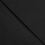 Popeline Poly-Coton Noir - Ribes y Casals