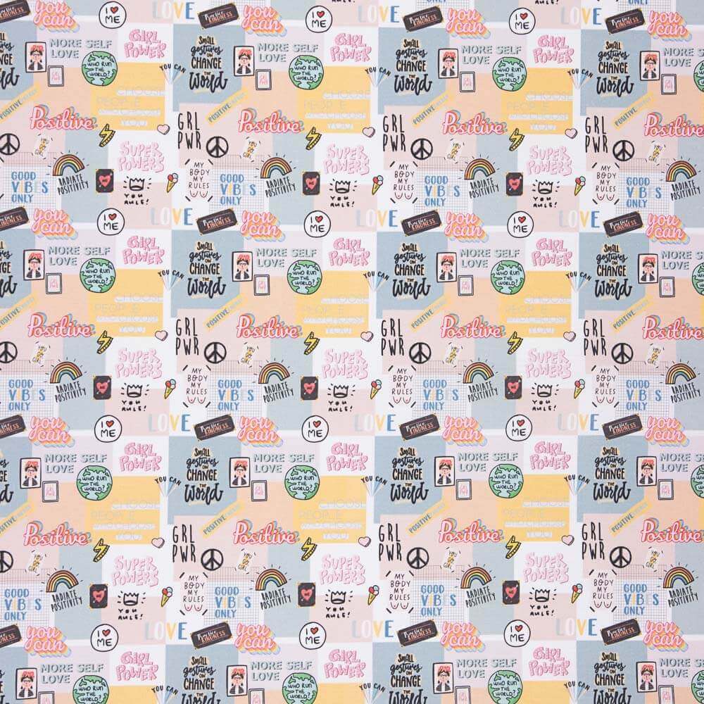 Popeline Coton Positive Woman - Ribes y Casals