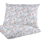 Popeline Coton Poisson Koi Blanc - Ribes y Casals