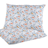 Popeline Coton Poisson Koi Blanc - Ribes y Casals