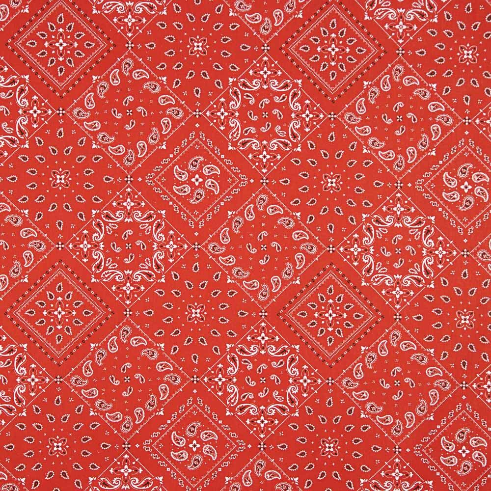 Oeko-Tex® Bandana Coton Popeline Rouge - Ribes y Casals