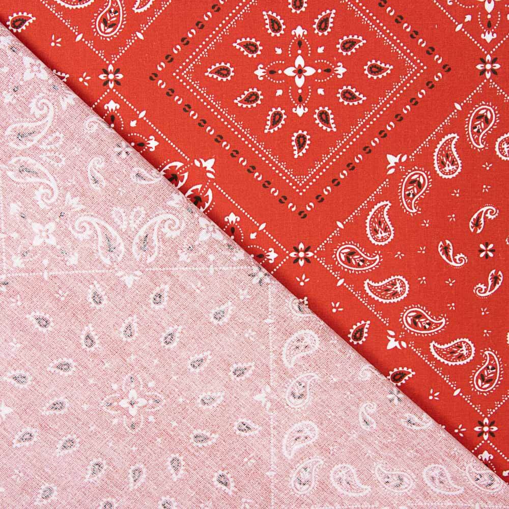 Oeko-Tex® Bandana Coton Popeline Rouge - Ribes y Casals