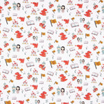 Popeline Blanche Sant Jordi - Ribes y Casals