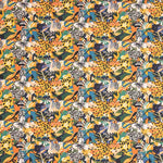 Popeline Coton Félin Multicolore - Ribes y Casals