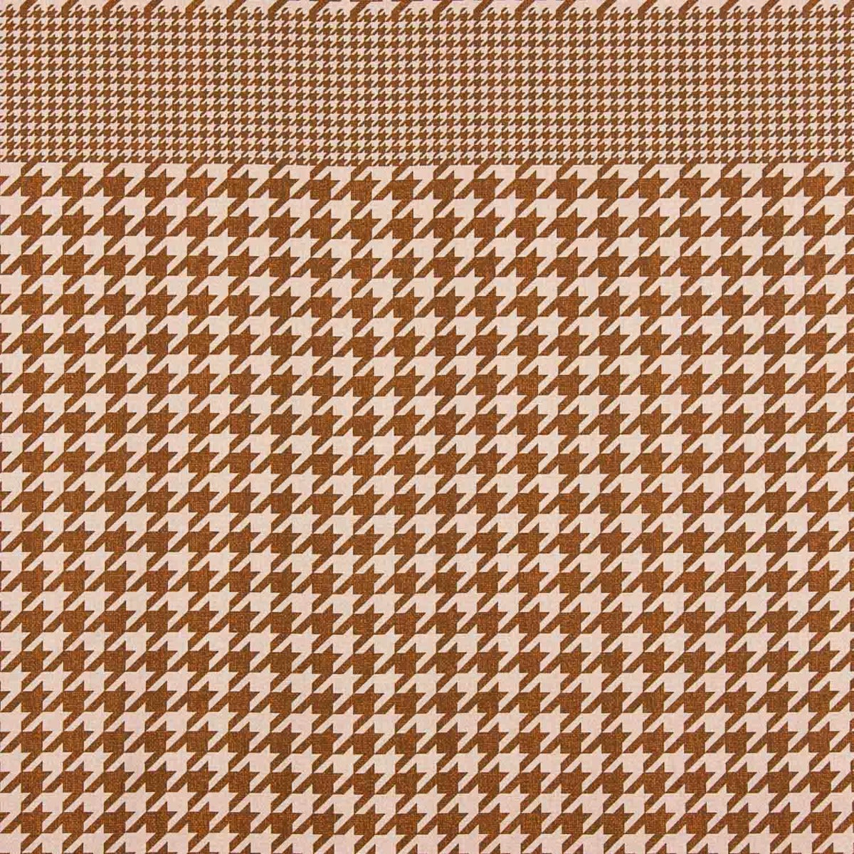 Tissu imprimé en popeline de coton et spandex avec bordure bourgogne - Ribes y Casals