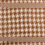 Tissu imprimé en popeline de coton et spandex avec bordure bourgogne - Ribes y Casals