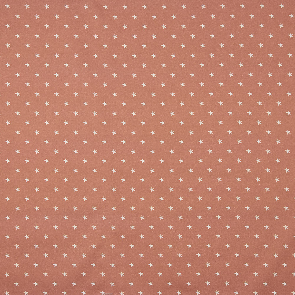 Popeline de Coton Mini Étoiles Maquillage Rose - Ribes y Casals