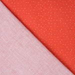 Coton Popeline Pois Orange - Ribes y Casals