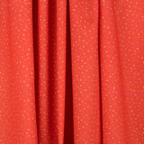 Coton Popeline Pois Orange - Ribes y Casals