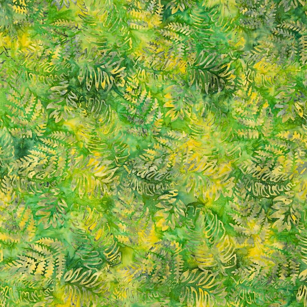 Batik Feuilles Vert - Ribes y Casals