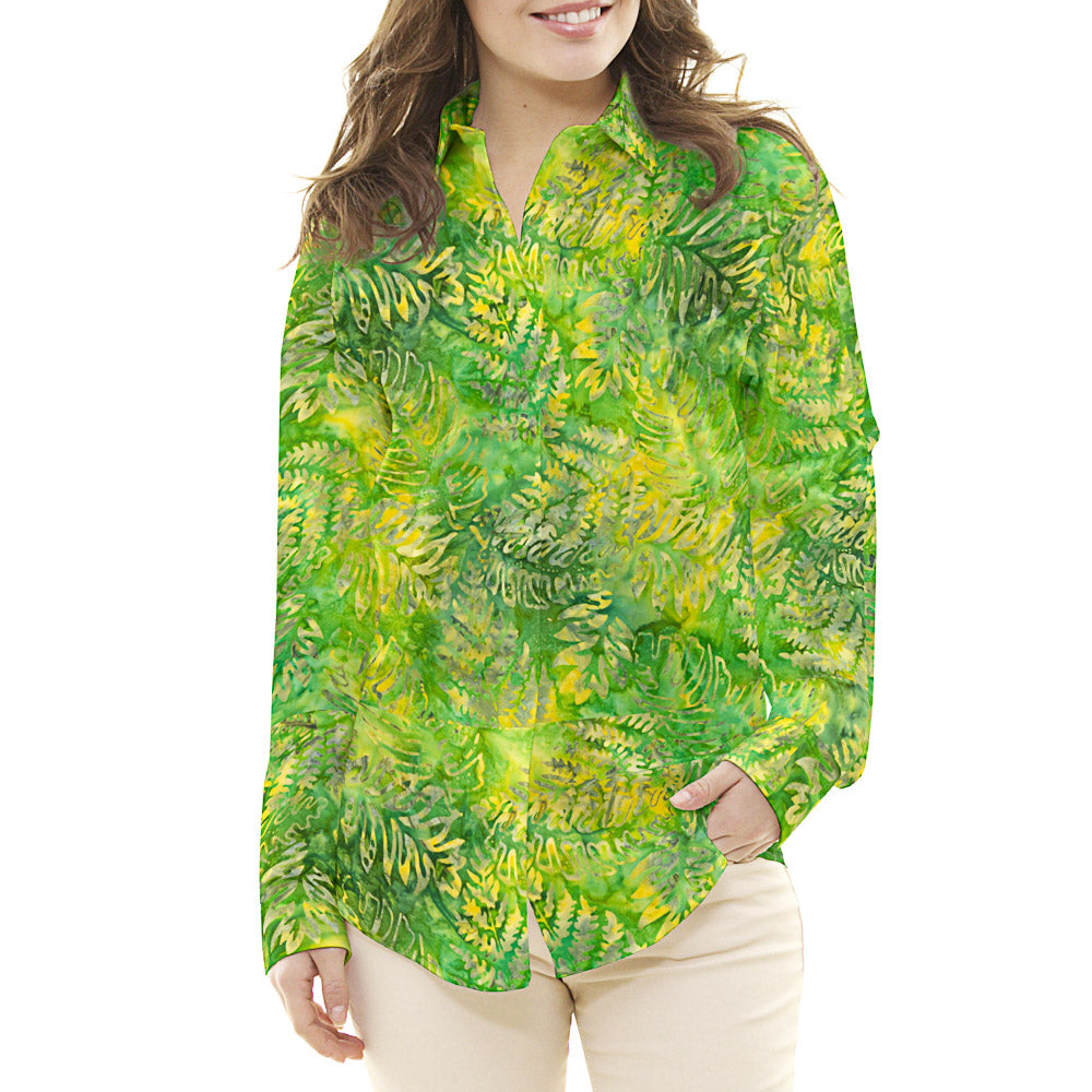 Batik Feuilles Vert - Ribes y Casals