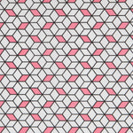 Popeline Coton Cubique Rose - Ribes y Casals