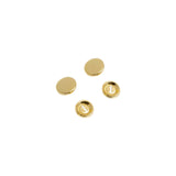 Boutons à Recouvrir Prym 323150 Dorés 11 mm – Lot de 7 - Ribes y Casals