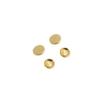 Boutons à Recouvrir Prym 323151 Dorés 15 mm – Lot de 6 - Ribes y Casals