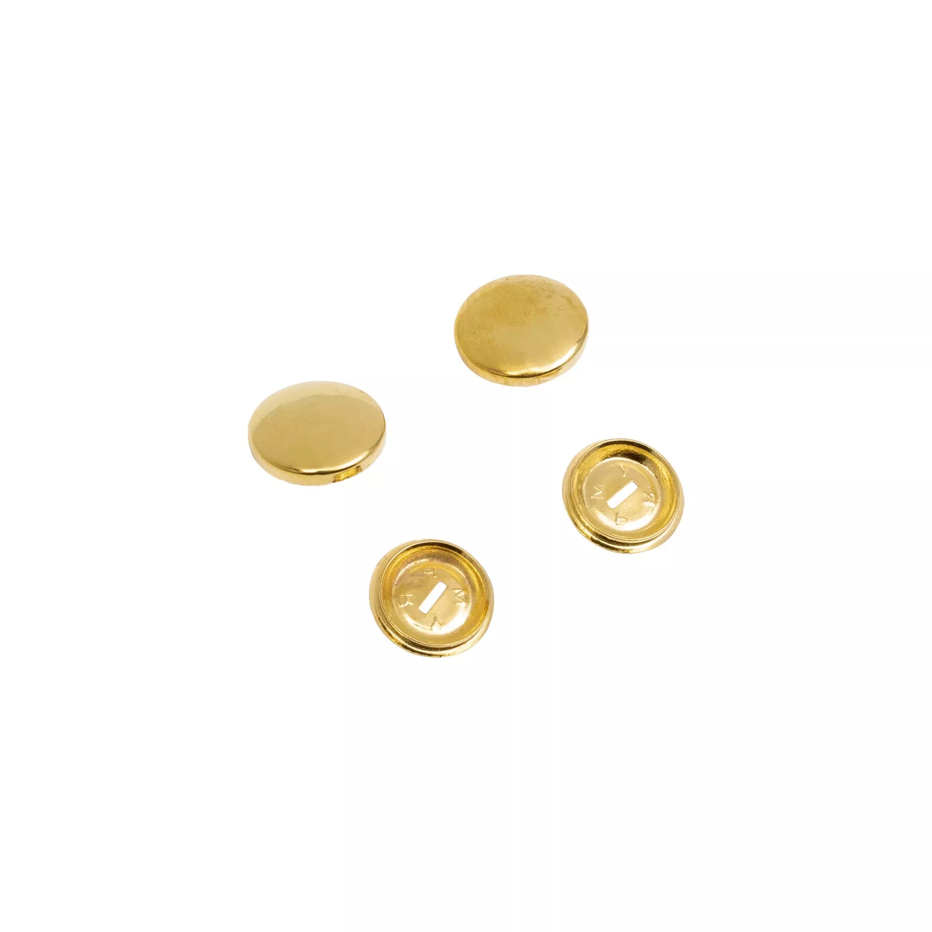 Boutons à Recouvrir Prym 323152 Dorés 19 mm – Lot de 5 - Ribes y Casals