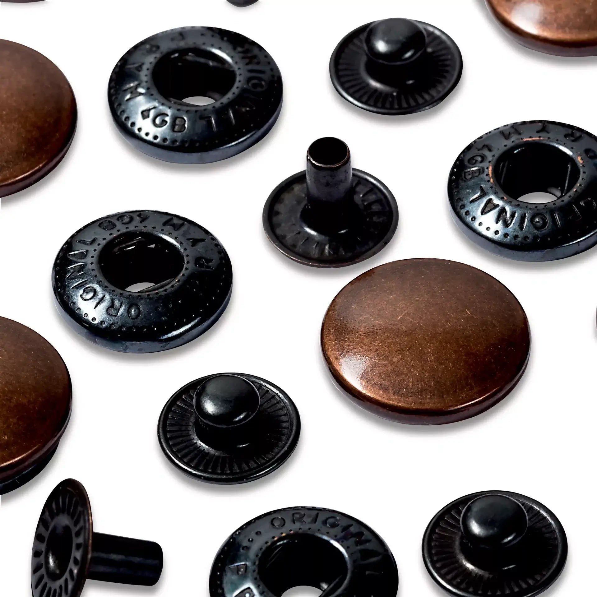 Boutons-pression Prym Anorak 15 mm cuivre vieilli - Ribes y Casals