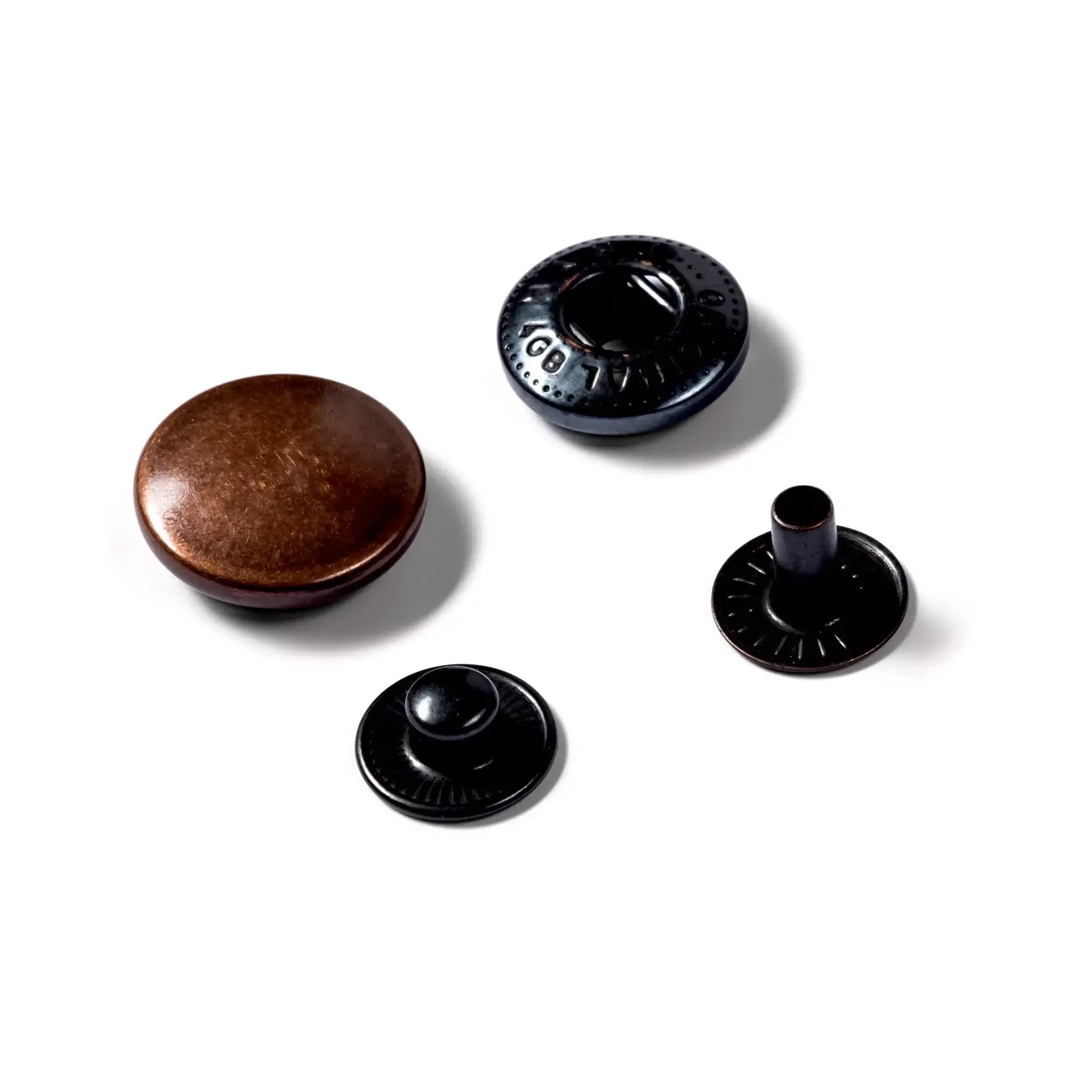 Boutons-pression Prym Anorak 15 mm cuivre vieilli - Ribes y Casals
